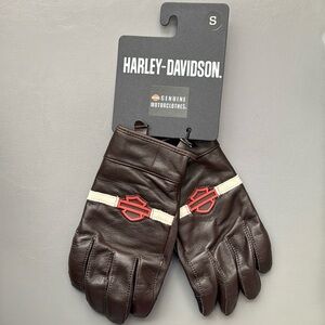 New! Harley-Davidson® Women's Victory Lane Goatskin Leather Gloves- Small